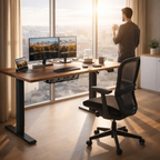 Bureau assis debout électrique ALTIVA 140 × 60 cm