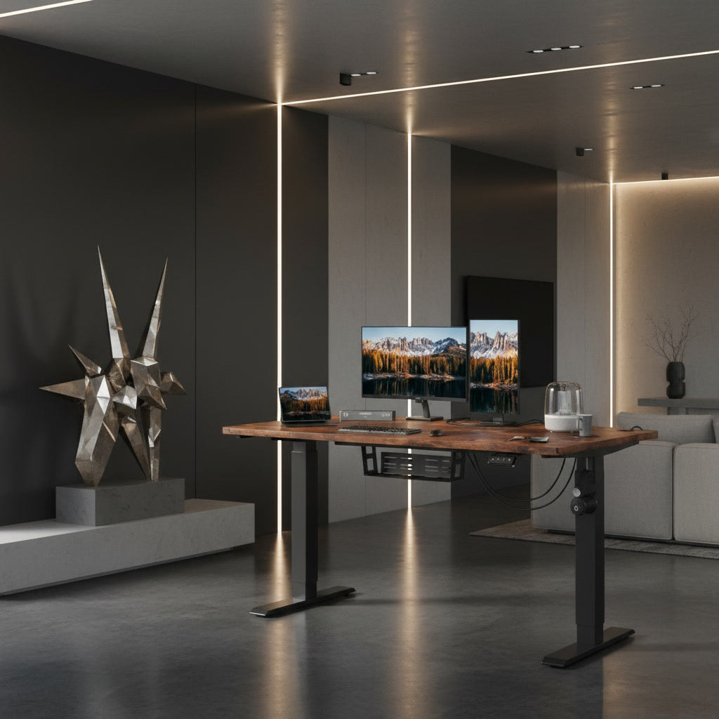 Bureau assis debout électrique ALTIVA 140 × 60 cm