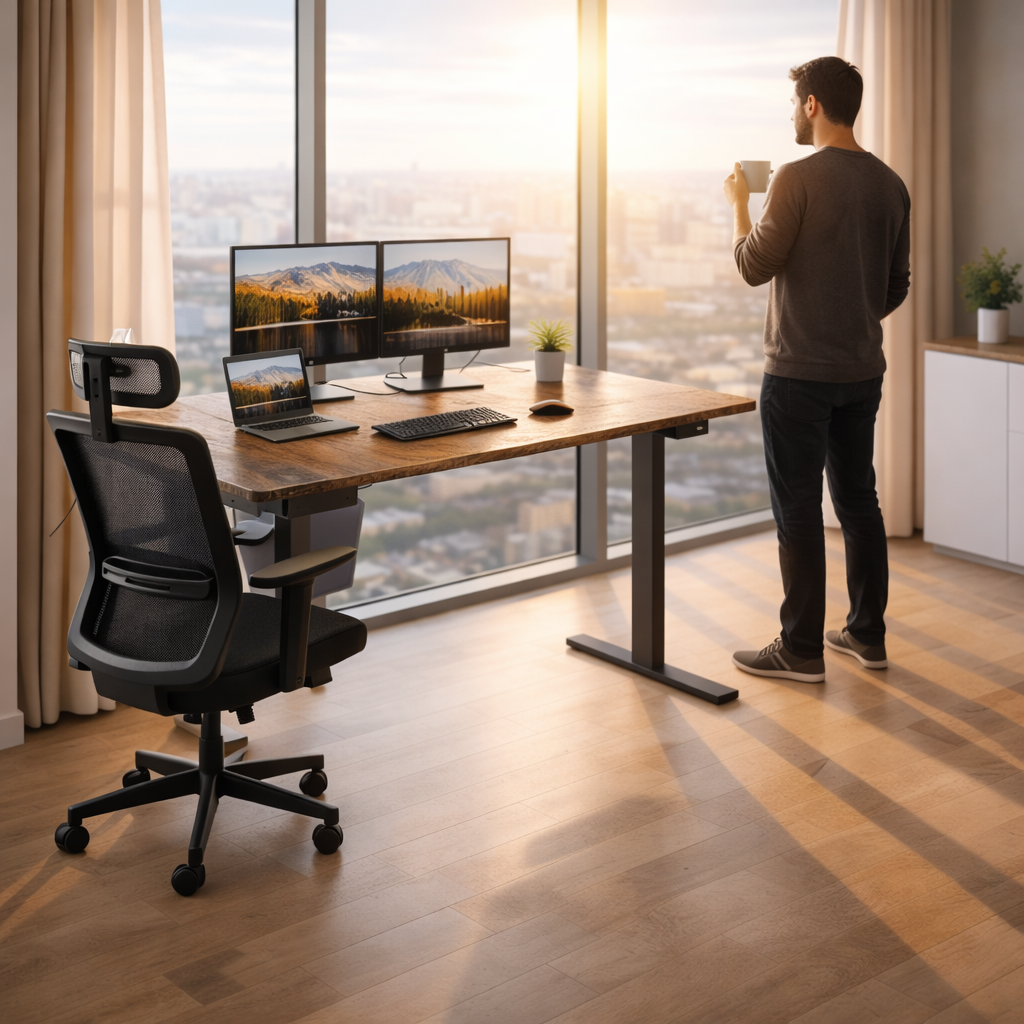 Bureau Assis-Debout électrique ALTURA 180 x 80