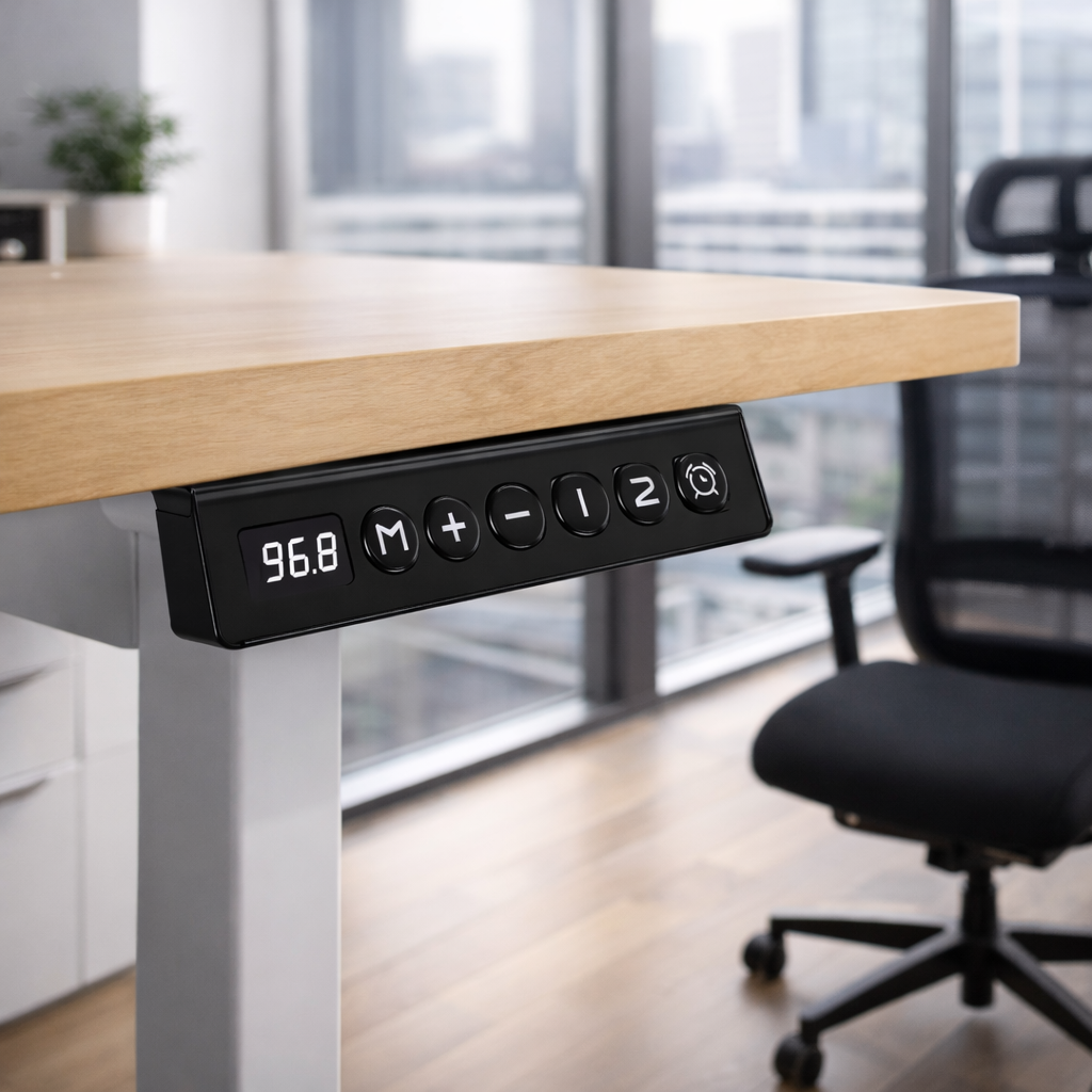 Bureau assis debout électrique ELVORA 100×60 cm