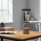 Lampe de table sans fil en aluminium – éclairage LED d’ambiance