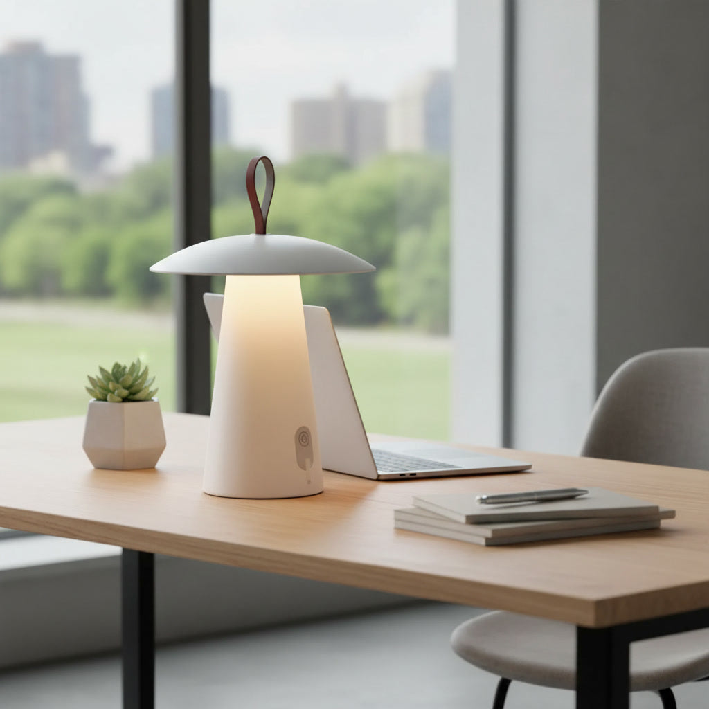 Lampe de table LED sans fil avec poignée